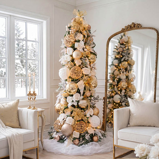 Pearl Garland 3 Layer Pack 2 Ivory Cream (43cmx20cmH)