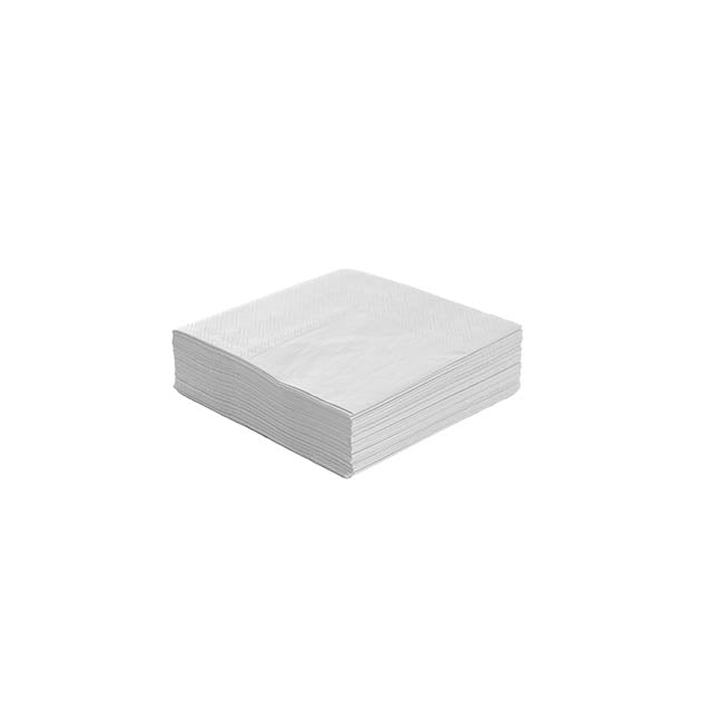 Cocktail Napkins 2 Ply Large Pack 40 Silver (25x25cm)