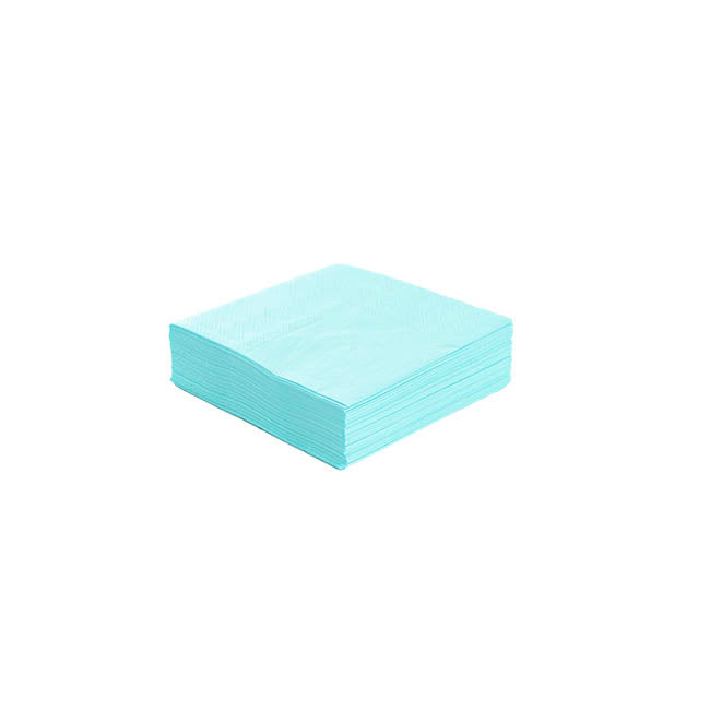 Cocktail Napkins 2 Ply Large Pack 40 Pastel Blue (25x25cm)