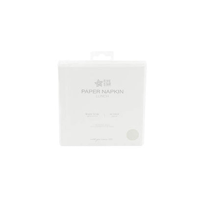 Lunch Paper Napkin Pack 40 Grey (33x33cm)