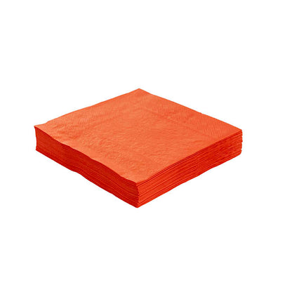 Lunch Paper Napkin Pack 40 Cherry Red (33x33cm)