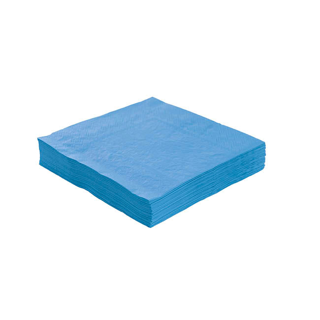 Lunch Paper Napkin Pack 40 Soft Blue (33x33cm)