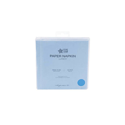 Lunch Paper Napkin Pack 40 Soft Blue (33x33cm)