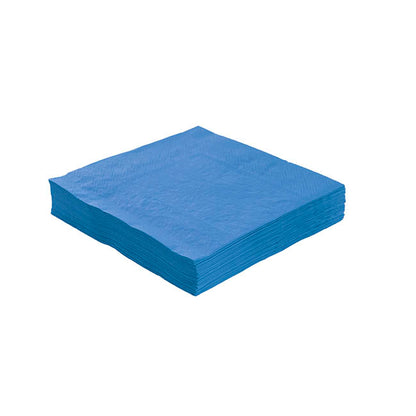 Lunch Paper Napkin Pack 40 Blue (33x33cm)
