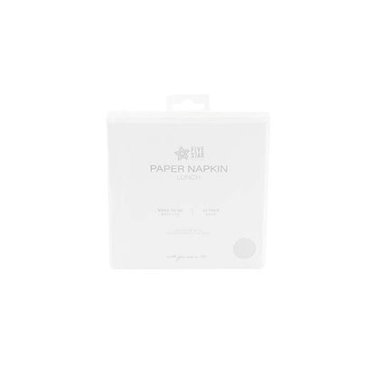 Lunch Paper Napkin Pack 40 White (33x33cm)