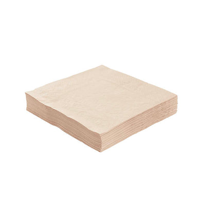 Lunch Paper Napkin Pack 40 White Sand (33x33cm)