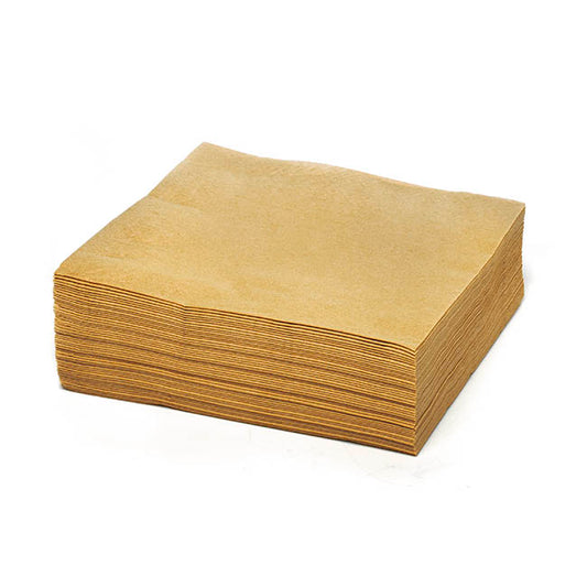 Dinner Napkins Large Pack 40 Gold (40x40cm)
