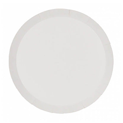 Paper Round Dinner Plate White (23cm) Pack 10