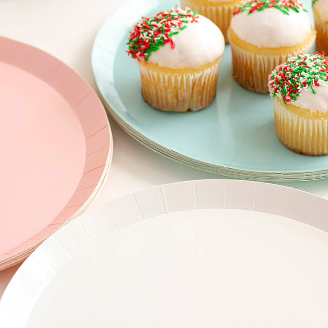 Paper Round Dinner Plate White (23cm) Pack 10