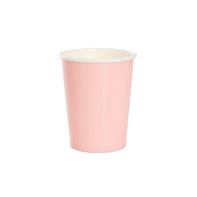 Paper Cup Pack 20 Pastel Pink (260mL)