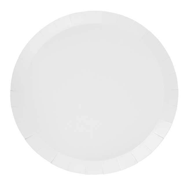 Paper Round Large Banquet Plate Pack 20 White (27cm)