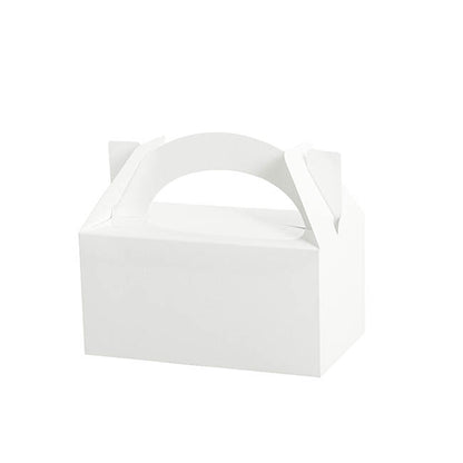 Lunch Box Cardboard White 5pk (20x16x12cm)