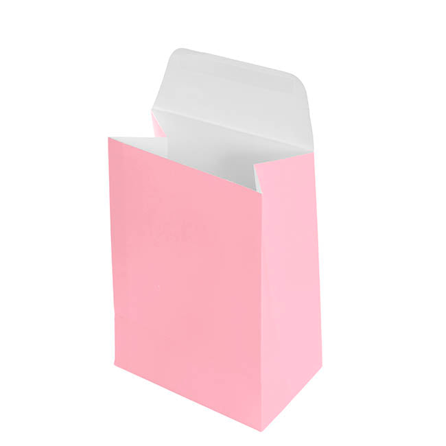 Paper Party Bags Pack 10 Soft Pink (18x13x8cm)