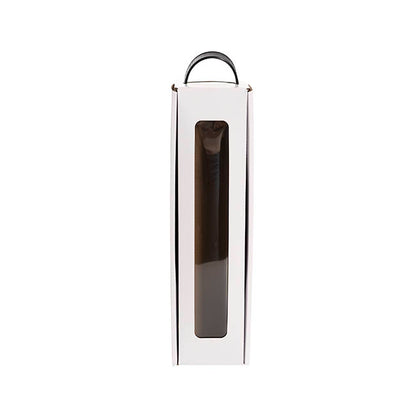 Wine Window Carry Box Single Bottle White Pack 2 (9x9x34cmH)