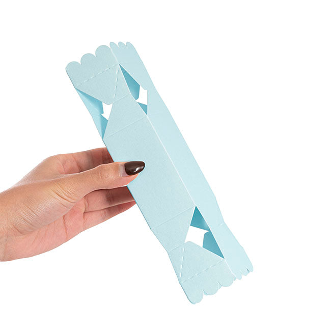 Chocolate Lolly BonBon Box Baby Blue Pack 20 (40x40x80mmH)
