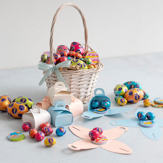 Bomboniere Chocolate Petite Box Baby Blue Pk20 (45x45x60mmH)