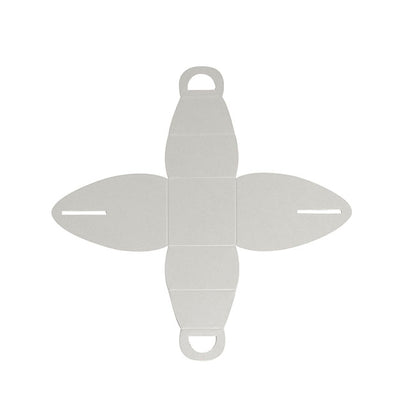 Bomboniere Chocolate Petite Box Silver Pk20 (45x45x60mmH)