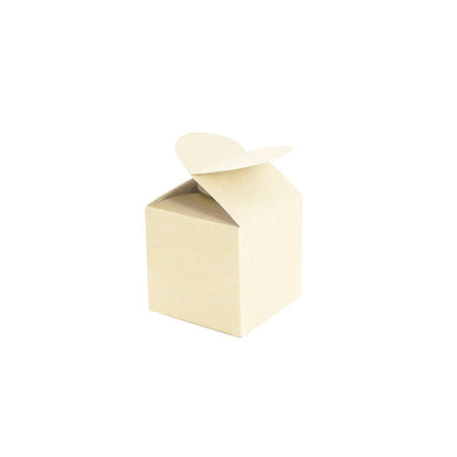 Bomboniere Chocolate Modern Box Cream Pack 20 (45x45x55mmH)