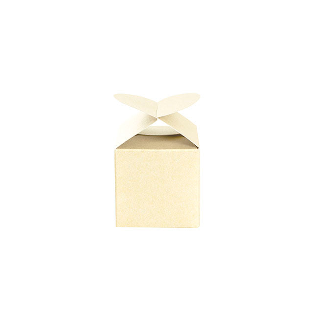 Bomboniere Chocolate Modern Box Cream Pack 20 (45x45x55mmH)