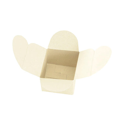 Bomboniere Chocolate Modern Box Cream Pack 20 (45x45x55mmH)