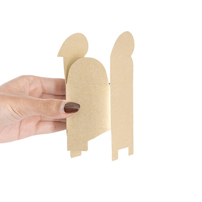 Bomboniere Chocolate Modern Box Gold Pack 20 (45x45x55mmH)