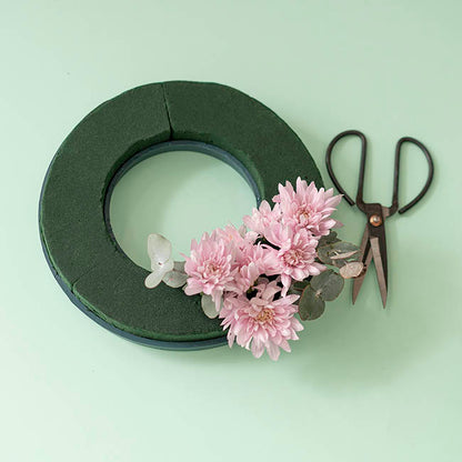 Floral Foam Strass Wreath Ring (25cm) (Inner 13cm)
