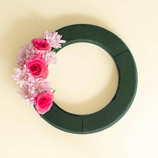 Floral Foam Strass Wreath Ring (30cm) (Inner 18cm) Strass