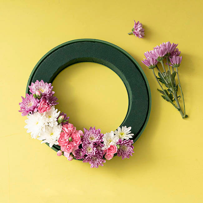 Floral Foam Strass Wreath Ring (35cm) (Inner 22cm)