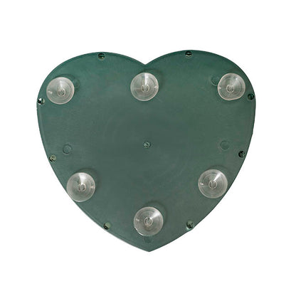 Strass Solid Heart Large with Suction Cup (32.5cm)