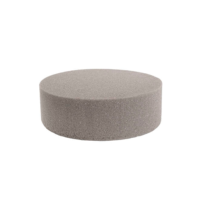 Dry Strass Floral Foam IDEAL Cake Cylinder (17Dx7.5cmH)