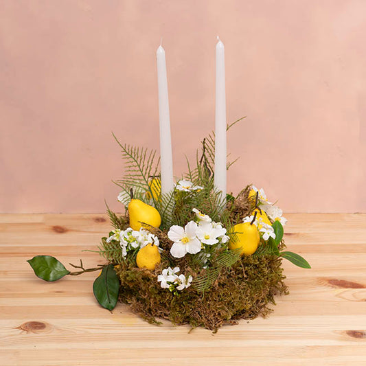 Dry Strass Floral Foam IDEAL Cake Cylinder Large (19Dx9cmH)