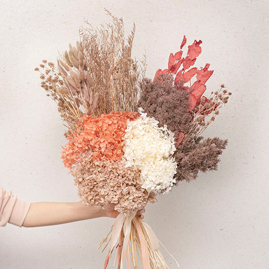 Preserved Dried Sea Lavender Bunch 100g Soft Brown