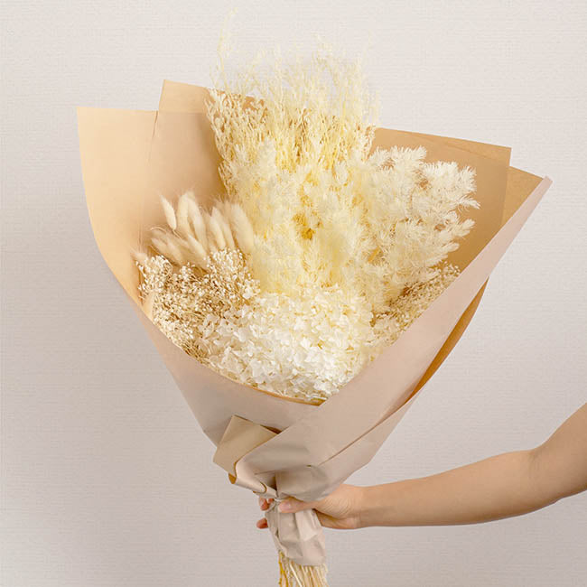 Preserved Dried Sea Lavender Bunch 100g White