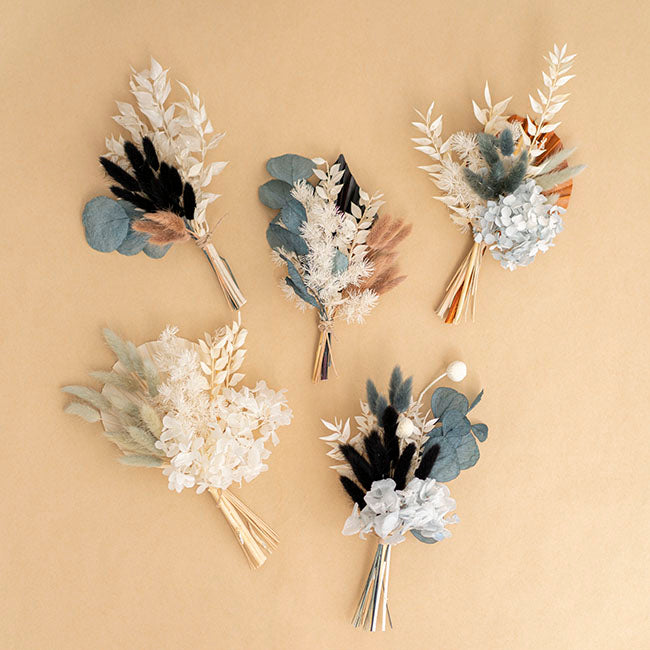 Preserved Dried Bunny Tail Bunch 60 Natural Brown