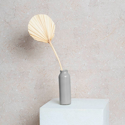 Preserved Dried Round Cut Palm Leaf Light Beige (40-45cmH)