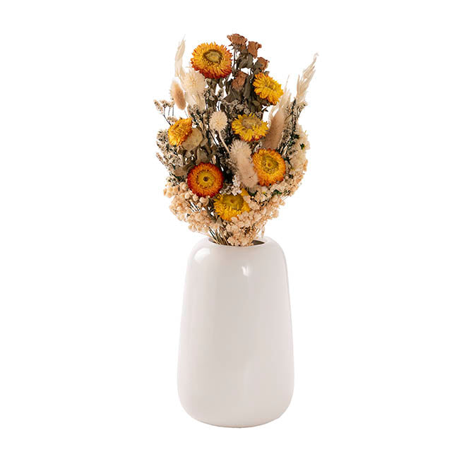 Preserved Dried Mixed Flower Arrangement Beige (55cmH)