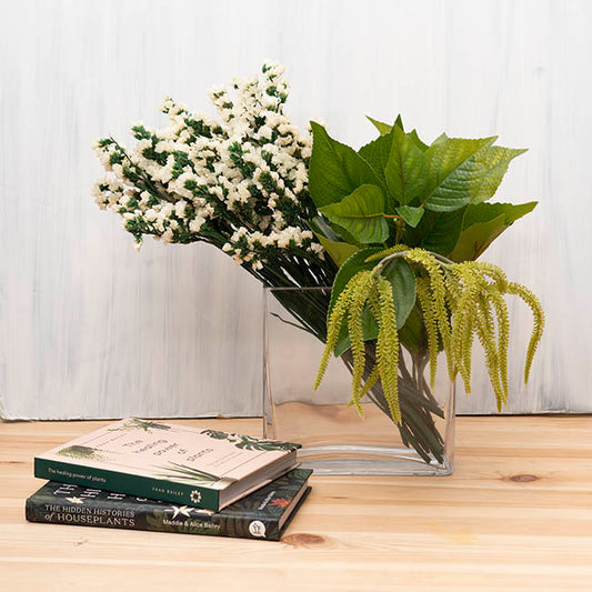 Preserved Dried Statice Sinuata White 120g (65cmH)