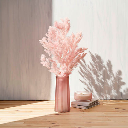 Preserved Dried Ming Fern Bunch 90g Soft Pink