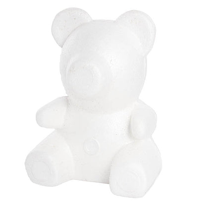Polystyrene White Bear (21x32cmH)