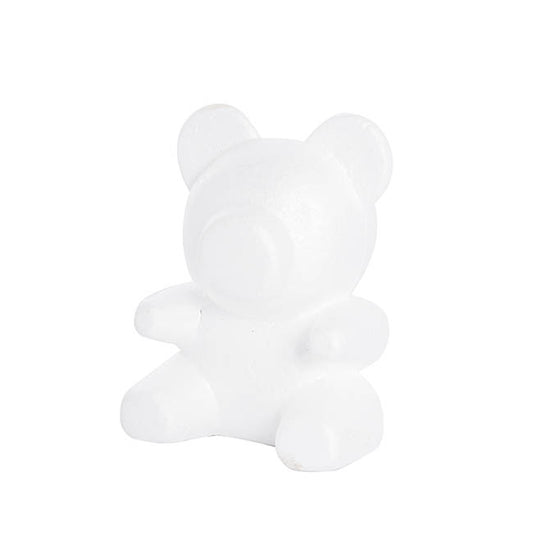 Polystyrene White Bear (17x24cmH)