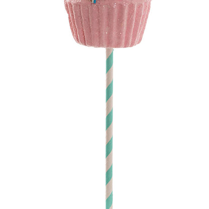 Bunny Cupcake Pick Pack 2 Pink (9.5x7x33cmH)