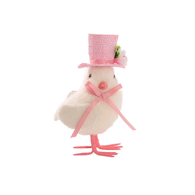 White Chicks w Hat Pack 2 Pink (25x10x20cm)
