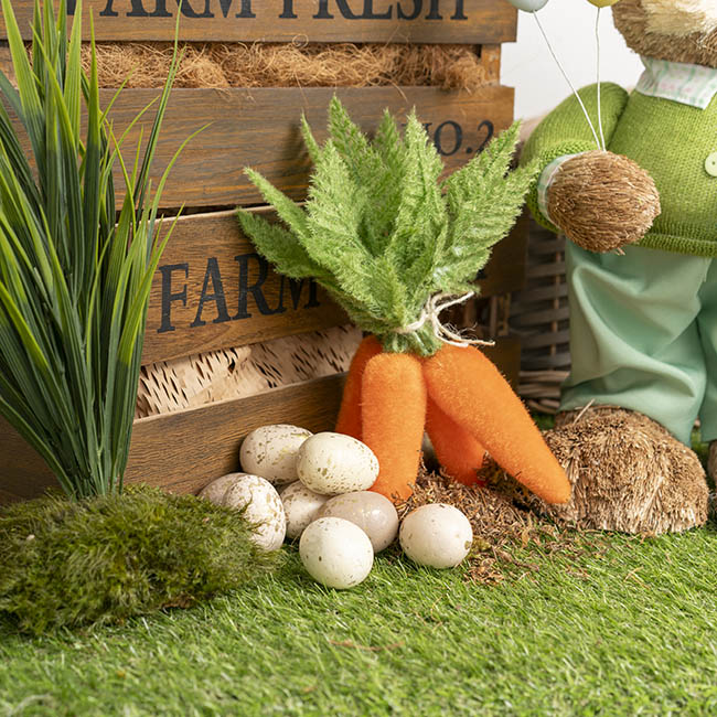 Gold Speckled Easter Eggs Pack 12 Brown & Nude (5cmD)