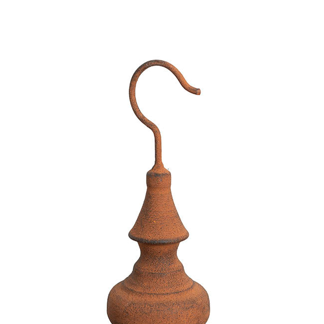 Hanging Metal Planter Pot Rustic Brown (34.5x94cmH)