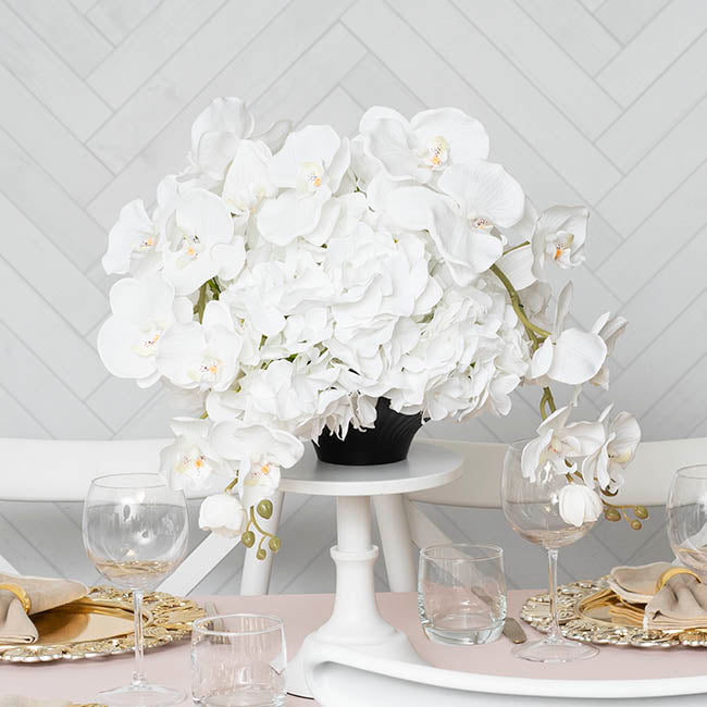 Scallop Bowl Matte Black (24cmDx10cmH)