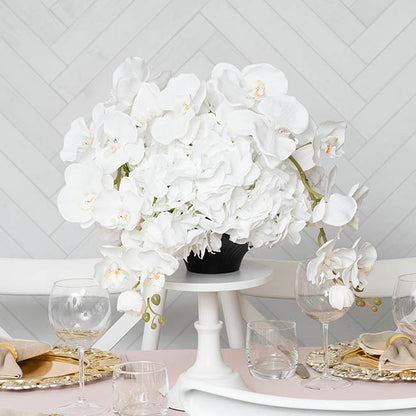 Scallop Bowl Matte Black (24cmDx10cmH)