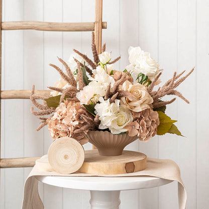 Scallop Bowl Matte Taupe (24cmDx10cmH)