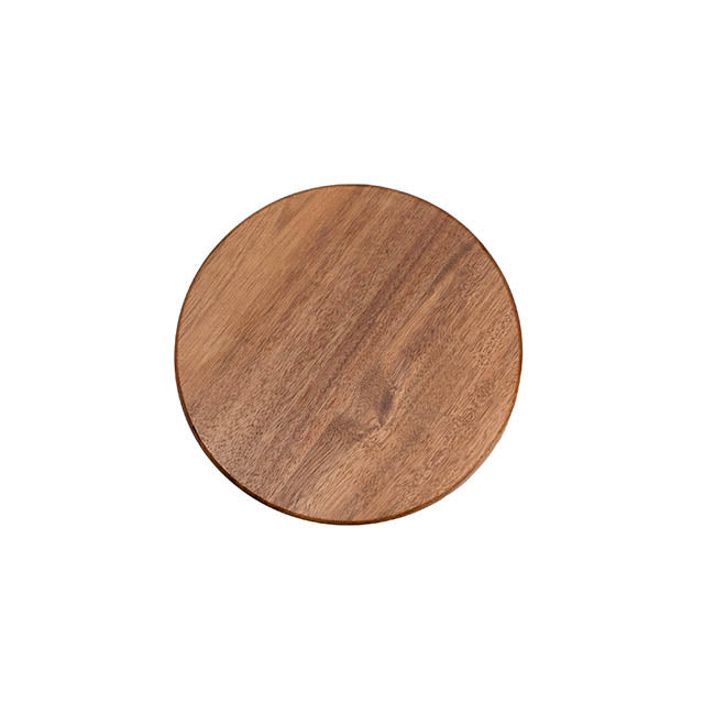 Acacia Wood Round Serving Board Brown (25cmDx1.5cmH)