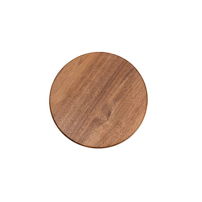 Acacia Wood Round Serving Board Brown (25cmDx1.5cmH)
