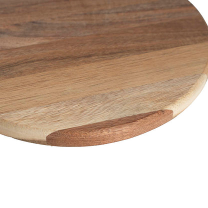 Acacia Wood Round Serving Tray Brown (25cmDx1.5cmH)